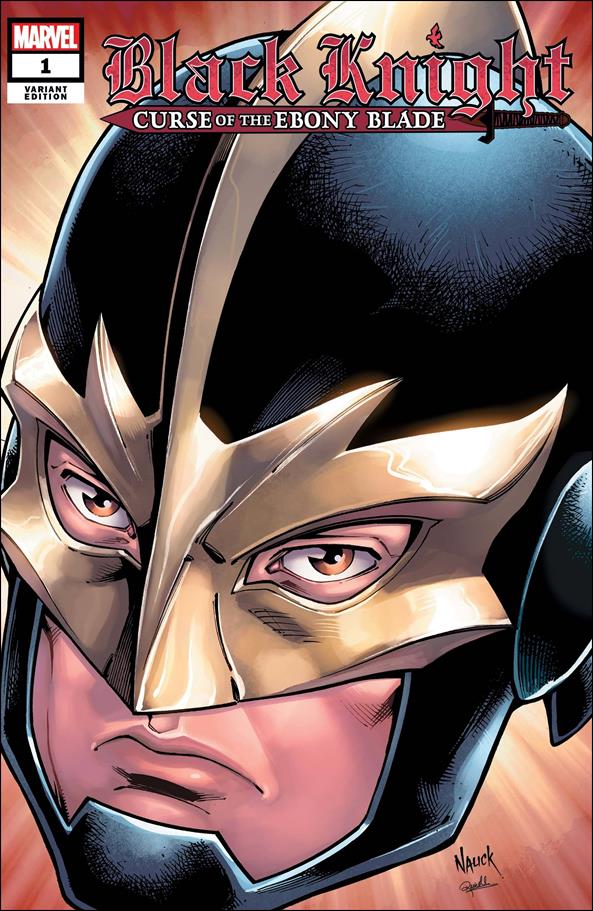 Black Knight: Curse of the Ebony Blade issue 1-D Todd Nauck Marvel Headshot Cover
