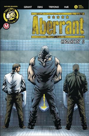 Aberrant Season 2 issue 1-B Bathroom Cover