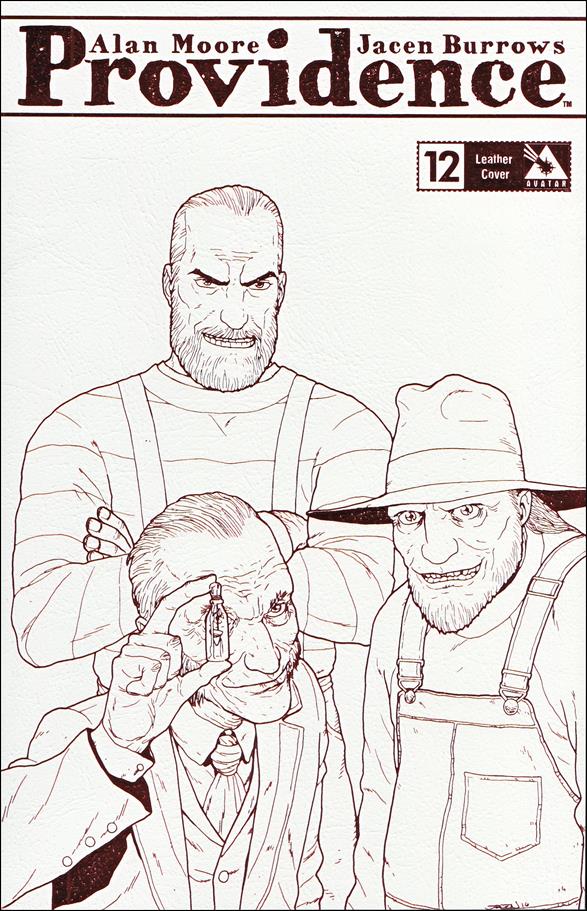 Providence issue 12-H Jacen Burrows Blood Red Leather Cover 1/350
