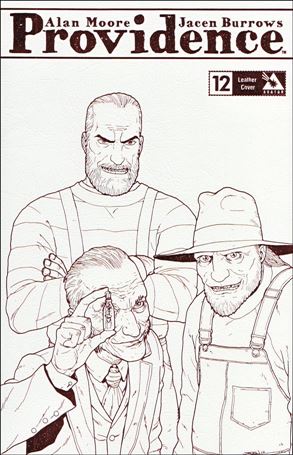 Providence issue 12-H Jacen Burrows Blood Red Leather Cover 1/350