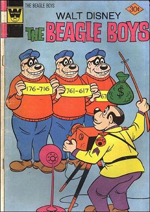 Walt Disney the Beagle Boys issue 32-B Whitman Cover
