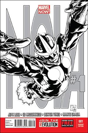 Nova (2013) issue 1-D Joe Quesada 1:150 Sketch Cover