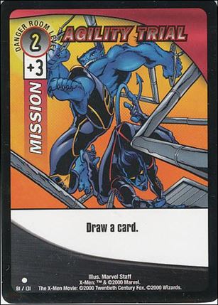 X-Men Trading Card Game (Base Set) card 81 Agility Trial