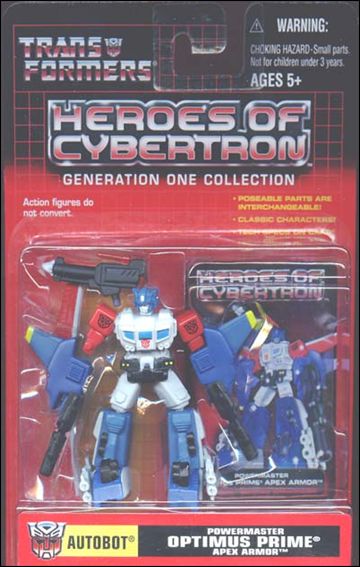 Transformers: Heroes of Cybertron (Generation One Collection) figure 6 Powermaster Optimus Prime (Apex Armor)