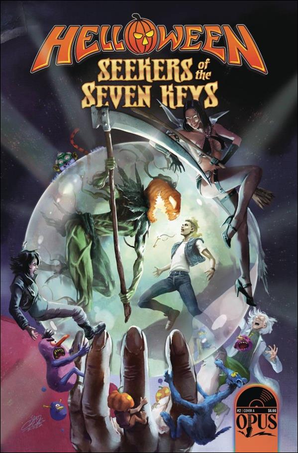 Helloween: Seekers of the Seven Keys issue 2 Santi Casas Cover