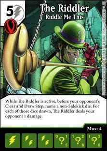 DC Comics Dice Masters World's Finest card 103 The Riddler: Riddle Me This