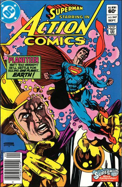 Action Comics (1938) issue 547-B Newsstand Cover