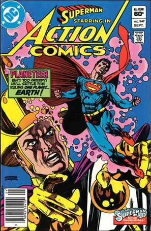 Action Comics (1938) issue 547-B Newsstand Cover