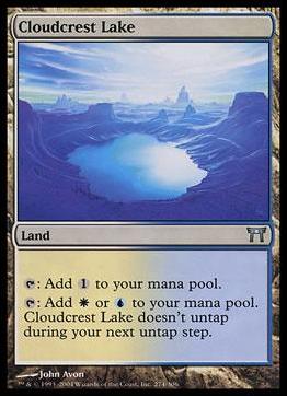 Magic the Gathering: Champions of Kamigawa (Base Set) card 274 Cloudcrest Lake