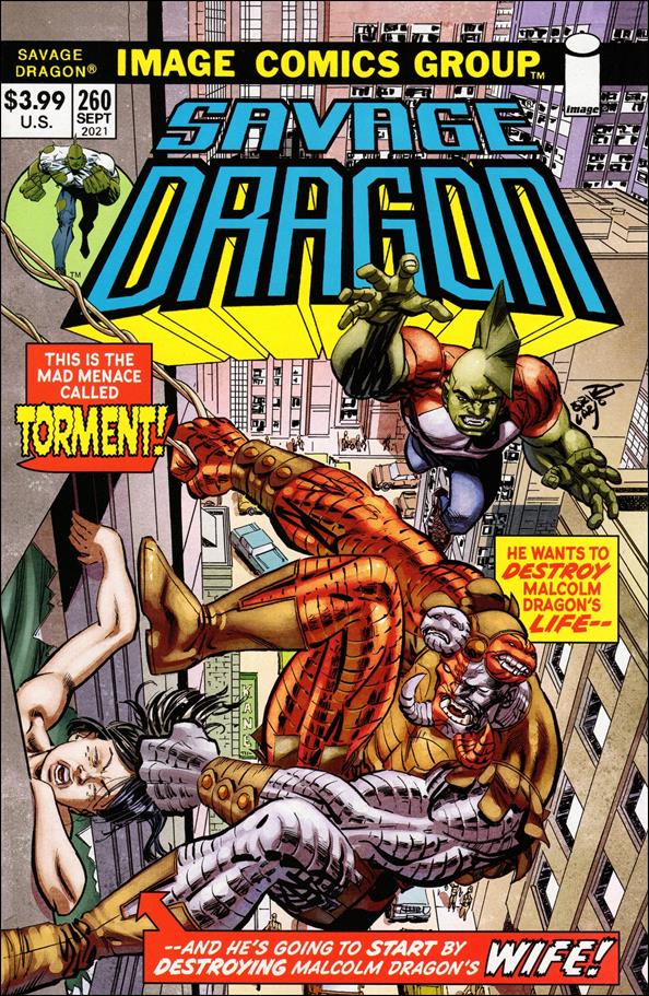 Savage Dragon (1993) issue 260-B Retro Trade Dress Cover