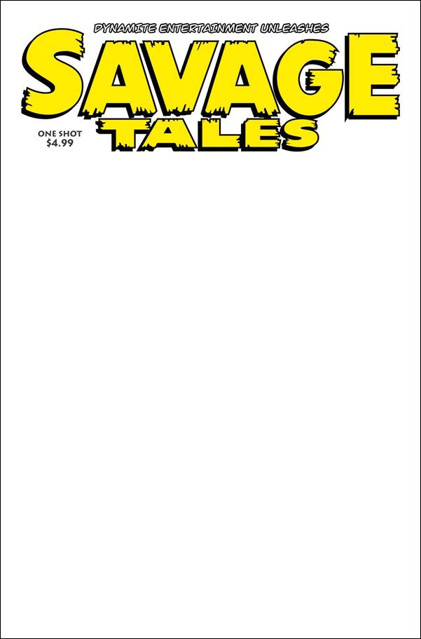 Savage Tales (2022) issue One Shot-D Blank Authentix Cover