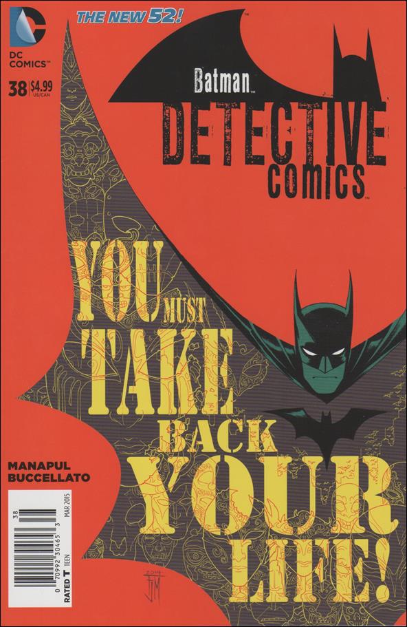 Detective Comics (2011) issue 38-F Francis Manapul Newsstand / Price Variant Cover