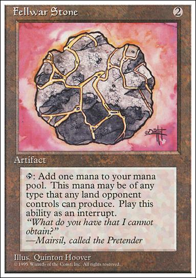 Magic the Gathering: 4th Edition (Base Set) card 319 Fellwar Stone