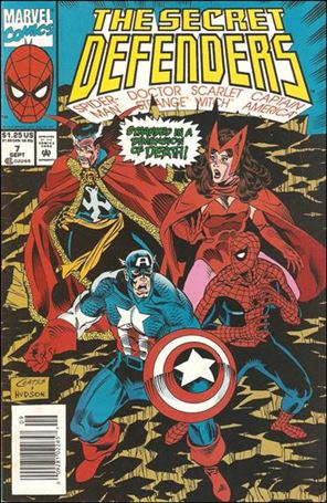 Secret Defenders issue 7-B Newsstand Edition / Price Variant