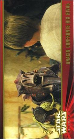 Star Wars: Episode I Widevision: Series 1 (Base Set) card 30 Anakin Confronts His Rival