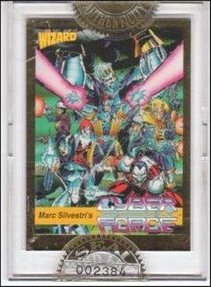 Wizard: Image Series 1 (Promo) card 6-B Marc Silvestri's CyberForce (Gold Foil Sealed