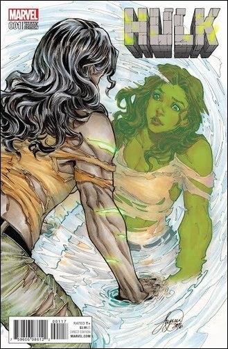 Hulk (2017) issue 1-P Siya Oum Shared Retailer Green Cover 1/500