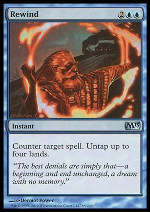 Magic the Gathering: 2013 Core Set (Base Set) card 65 Rewind