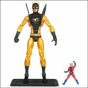 Marvel Universe (Series 2) figure 32-B Yellowjacket with Ant-Man - Loose