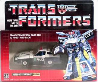 Transformers: More Than Meets the Eye (Generation 1) figure 7 Prowl (Autobot Strategist)