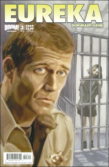 Eureka: Dormant Gene issue 3-B J.K. Woodward "Sheriff Carter" Cover