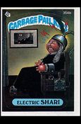 Garbage Pail Kids: Series 09 (Base Set) card 356b Electric Shari