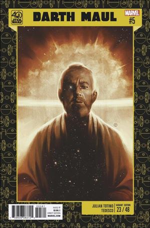 Darth Maul issue 5-B Julian Tedesco Star Wars 40th Anniversary Cover
