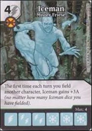 Marvel Dice Masters Uncanny X-Men  card 72 Iceman: Mister Friese