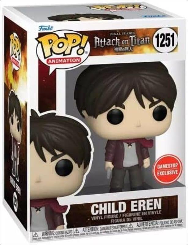POP! Animation figure 1251 Child Eren (GameStop)