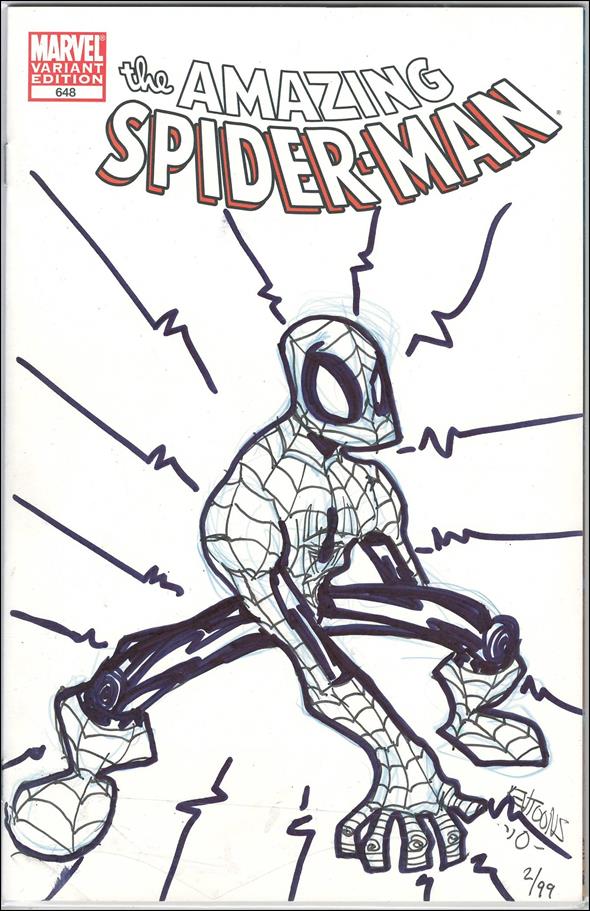 Amazing Spider-Man (1963) issue 648-L DF Blank Cover (SM Sgnd & Remkd by K Greaves) 1/99