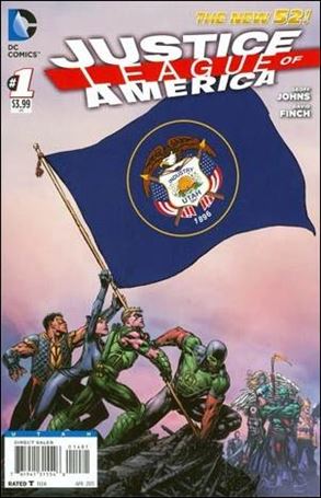 Justice League of America (2013)  issue 1-NT Utah State Flag Cover