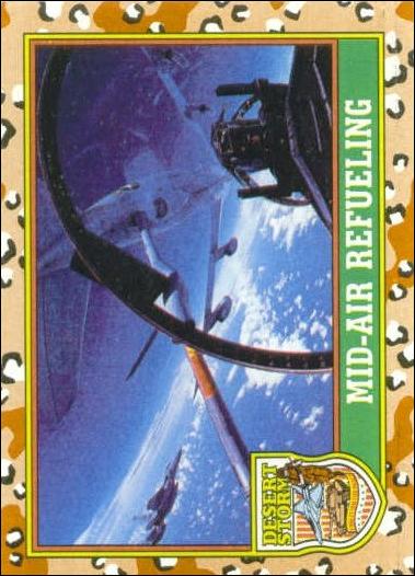 Desert Storm: Series 1 (Base Set) card 79 Mid-air Refueling