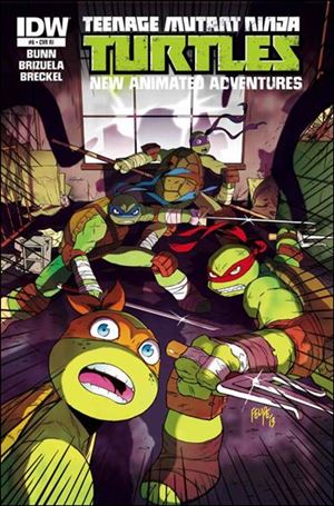 Teenage Mutant Ninja Turtles New Animated Adventures issue 6-B Felipe Smith 1:10 Cover