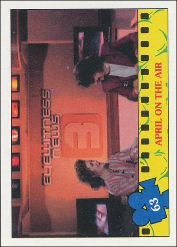 Teenage Mutant Ninja Turtles Movie (Base Set) card 63 April on the Air