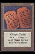 Magic the Gathering: Limited Edition Beta (Base Set) card 239 Copper Tablet