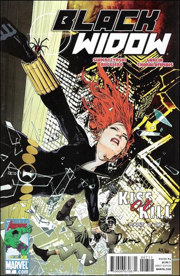 Black Widow (2010) issue 7-C DF T. Foreman Cover (Sgd by D. Swierczynski) 1/60