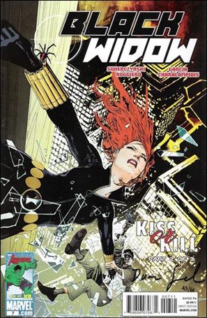 Black Widow (2010) issue 7-C DF T. Foreman Cover (Sgd by D. Swierczynski) 1/60