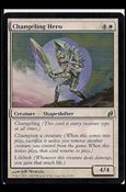 Magic the Gathering: Lorwyn (Base Set) card 9 Changeling Hero