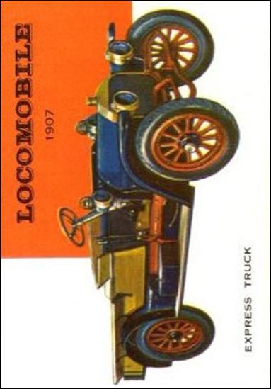 World on Wheels (Base Set) card 36 Locomobile Express Truck 1907