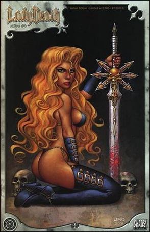 Lady Death: Alive issue 4-B Variant Cover 1/2500