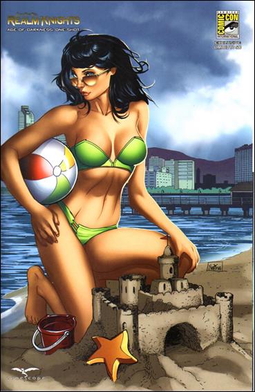 Grimm Fairy Tales Presents Realm Knights: Age of Darkness issue One Shot-E Nei Ruffino SDCC Connecting Cover 1/500