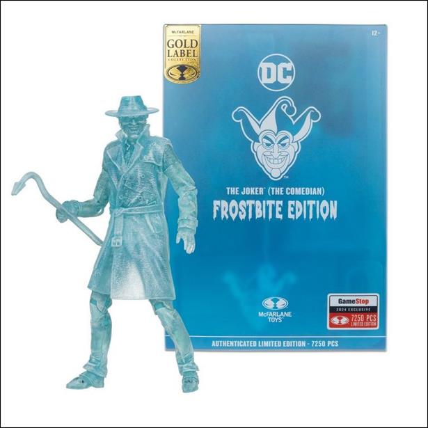 McFarlane DC Multiverse (Gold Label) issue Nn96 Joker -The Comedian (Frostbite Edition) 1/7250