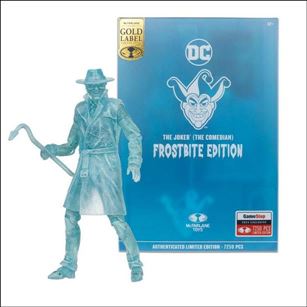 McFarlane DC Multiverse (Gold Label) issue Nn96 Joker -The Comedian (Frostbite Edition) 1/7250