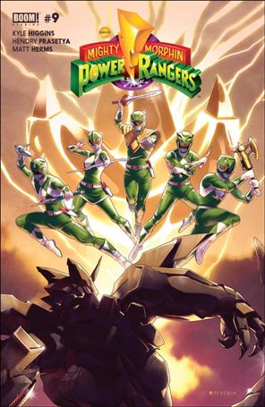 Mighty Morphin Power Rangers issue 9 Jamal Campbell Cover