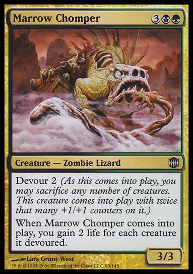 Magic The Gathering: Alara Reborn (Base Set) card 93 Marrow Chomper