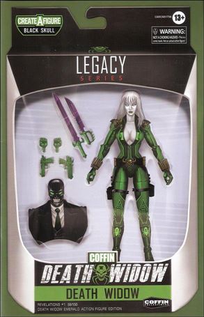 Lady Death: Revelations issue 1-R Death Widow Emerald Action Figure Edition 1/150