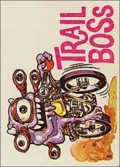 Silly Cycles (Base Set) card 8-B Trail Boss  (Fan Art on Back)