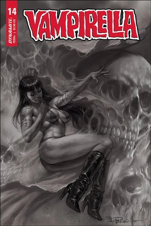 Vampirella (2019) issue 14-J Lucio Parrillo 1:10 Black & White Cover