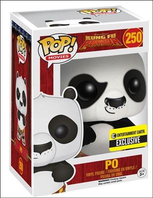 POP! Movies figure 250-B Po (Flocked) Entertainment Earth