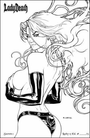 Lady Death: Secrets issue 1-HF Lucky 13 Edition 1/13